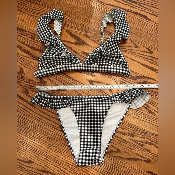2 PIECE SET NWT Women’s Montauk Bikini Gingham NWOT 2 Piece Set - Picture 6 of 9